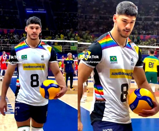 Henrique Honorato, da Seleção Brasileira de Vôlei oi?