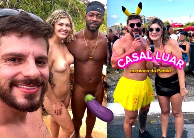 Luar Casal faz homenagem a Lady Gaga na praia e causa
